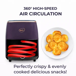 Pigeon Healthifry Plus 1400W Digital Air Fryer | Oil-Free Healthy Cooking | Touch Panel Air Fryer - Image 5