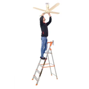 Qualis Hybrid Aluminium Step Ladder with Tool Tray 150kg Load & 5 Year Warranty - Image 4