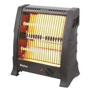 Skyline Quartz Heater 400/800 Watts (VTL-5053) – Energy Efficient Infrared Room Heater with Dual Heat Setting & 1 Year Warranty