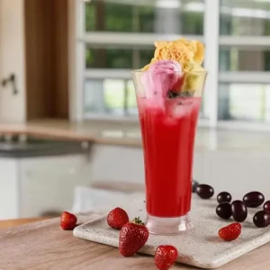 Super Mom Faluda Plus Glass Pack of 6 – 300ml Plastic Unbreakable Drinking Glass Set - Image 3