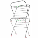 SS CLOTH STAND 6FT with wheel DLX_1