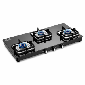 Sujata Classic Glass Cooktop | Toughened Glass Gas Stove with SABAF Valve, Manual Ignition, 2, 3 & 4 Burner - Image 5