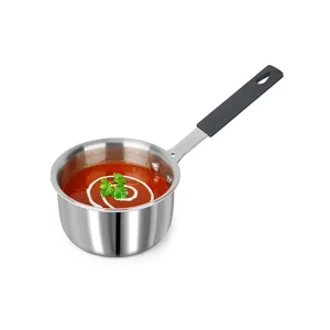 Signoraware Artista Tri-Ply Mini Saucepan 10cm (500ml) | Stainless Steel | Gas & Induction Compatible | Premium Cookware (3189)