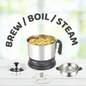 Skyline 1.7L 1500W All-in-One Multipurpose Electric Kettle (VTL-7071) – Perfect for Momos, Idlis, Noodles & More - Image 3