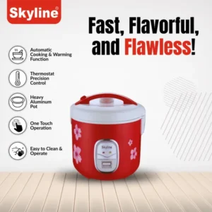 Skyline 1.8L Digital Pressure Cooker 700W – Compact Electric Rice Cooker for Quick & Delicious Meals - Image 3