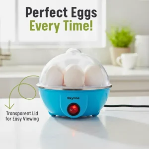 Skyline 350W Electric Egg Boiler (VTL-6161) – Quick & Easy Egg Cooker with BPA-Free Plastic - Image 3