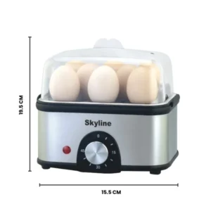 Skyline 500W Stainless Steel Electric Egg Boiler (VTL-6262) – Quick & Easy Perfect Egg Cooker - Image 4