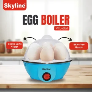 Skyline 350W Electric Egg Boiler (VTL-6161) – Quick & Easy Egg Cooker with BPA-Free Plastic - Image 6