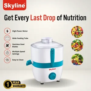 Skyline Juice Extractor 550 Watts (VTL-9900) – High Performance Electric Juicer for Fruits & Vegetables - Image 3