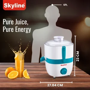 Skyline Juice Extractor 550 Watts (VTL-9900) – High Performance Electric Juicer for Fruits & Vegetables - Image 4