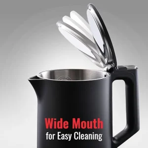 Sujata EK-01 Electric Kettle 1.5L | 1380W Fast Boiling, Double Wall Cool Touch, 3-Way Auto Shut-Off - Image 5