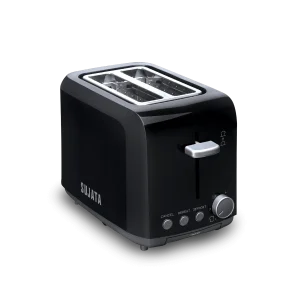 Sujata PT01 2 Slice Pop-Up Toaster | 830W, Adjustable Browning, Reheat & Defrost, Compact Design