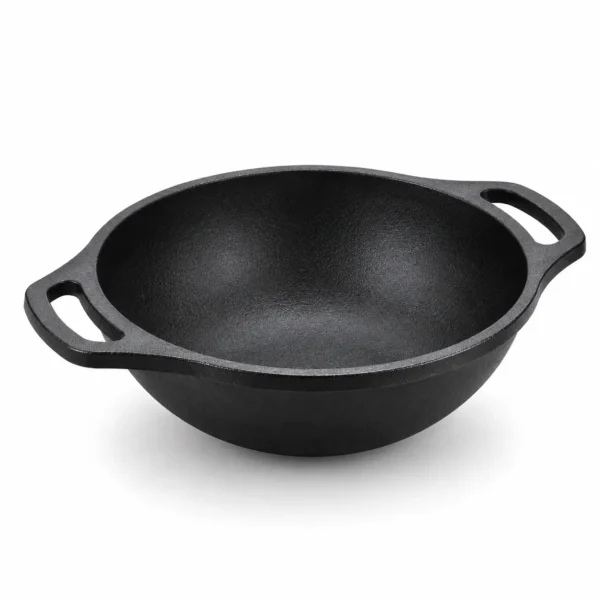 VARUDI CAST IRON KADAI 8INCH_1