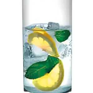 YERA Prime Aqua Water Tumbler Pack of 6Pcs 245ml Each (TH9STR) – Glass Drinking Tumbler Set