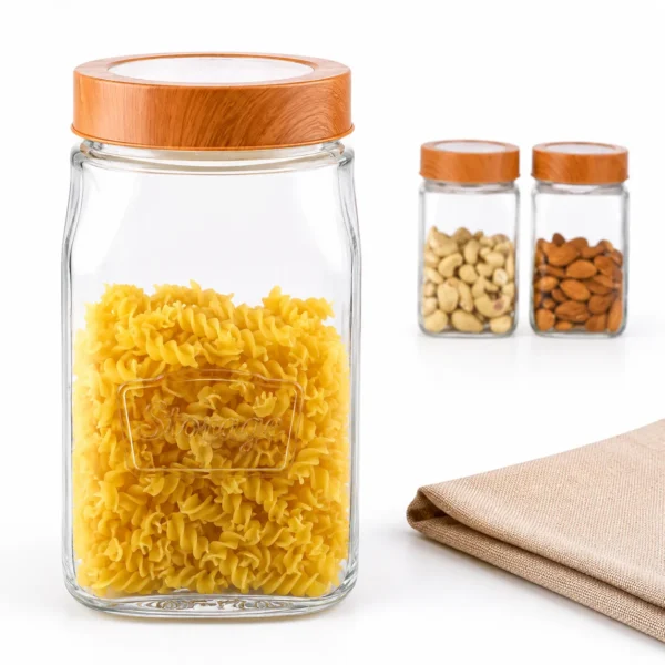 Yera Pantry wood jar_1