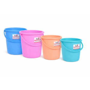 Excel Frosty Bucket with Beautiful Colours | Strong & Durable Plastic Bucket | 3L to 25L Sizes