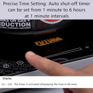 Hawkins Futura Single Hob Induction Cooktop 2000W (FIC1A1) | Fast, Safe & Energy Efficient Cooking | Portable Induction Stove - Image 5