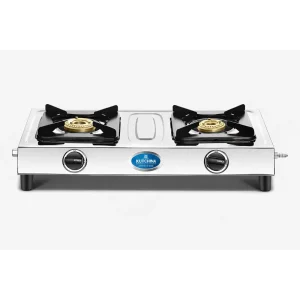 Kutchina Supreme 2 Burner Stainless Steel Gas Stove | Manual | Stainless Steel Body Gas Stove