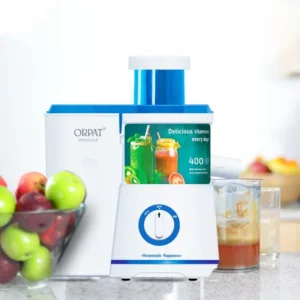 Orpat Centrifugal juicer 400Watts ( Fresh Fruit Juicer 400 Watts White ) - Image 3