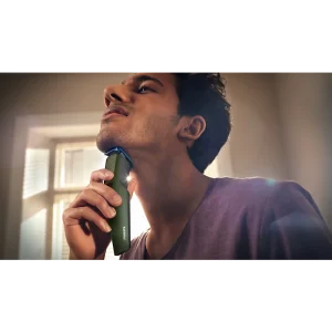 Philips Beard Trimmer 1000 Series 1230/18 Green, Beard Trimmer for Men, Dura Power Technology, Cordless Rechargeable with USB Charging - Image 4