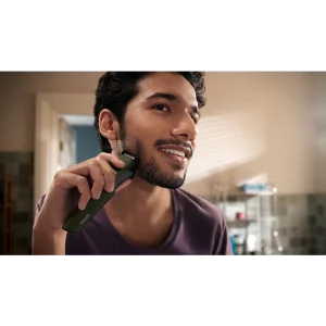 Philips Beard Trimmer 1000 Series 1230/18 Green, Beard Trimmer for Men, Dura Power Technology, Cordless Rechargeable with USB Charging - Image 5