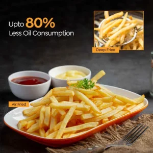 Prestige Nutrify 4.5L Digital Air Fryer 1200W | Touch Screen Panel, Oil-Free Cooking, Multi-Function - Image 3