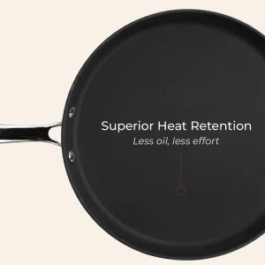 Vinod Ferona Cast Iron Dosa Tawa 27 cm – Enamel Coated, Heavy Duty Flat Tava, Induction & Gas Compatible - Image 5