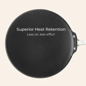 Vinod Ferona Cast Iron Roti Tawa 26cm Enamel Finish Induction & Gas Compatible - Image 4