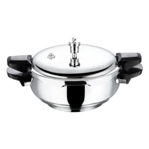 Vinod 18/8 Stainless Steel Magic Pressure Cooker with Glass & Strainer Lid Outer Lid - Image 4