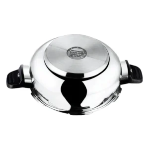 Vinod 18/8 Stainless Steel Magic Pressure Cooker with Glass & Strainer Lid Outer Lid - Image 7