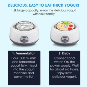 Agaro Classic Electric Yogurt Maker 33603 | Automatic Homemade Curd & Yogurt Maker Machine for Kitchen - Image 5