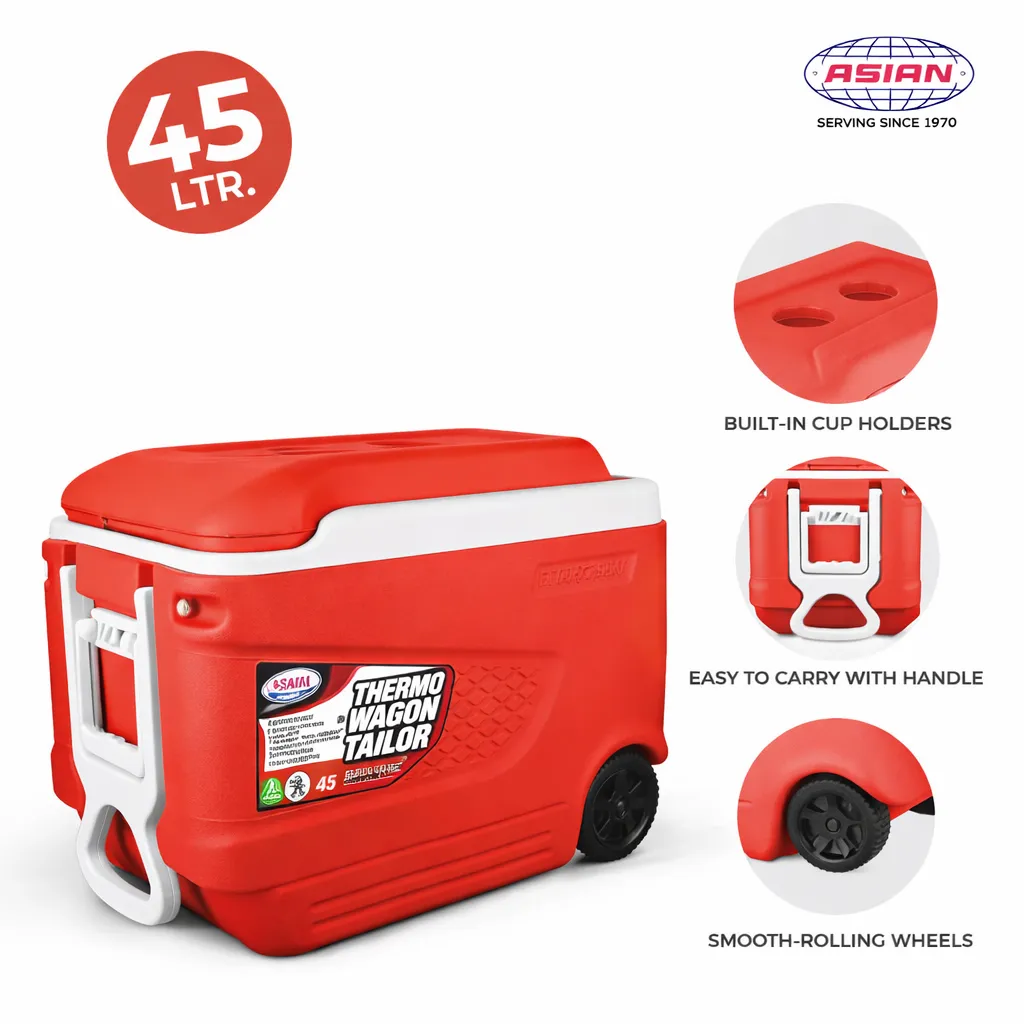 Asian thermo trailor 45L red