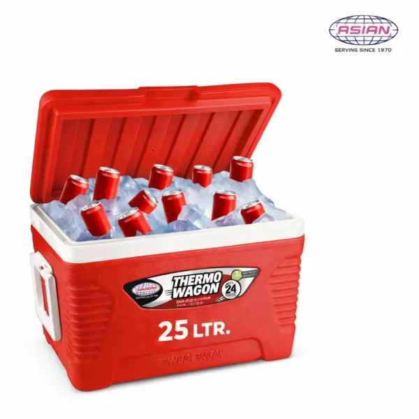 Asian thermo wagon 25 L ice box red