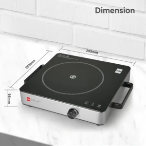 Cello Trion Infrared Cooktop 2200W | Feather Touch Panel | Radiant Heating | Compatible with All Cookware - Image 10