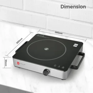 Cello Trion Infrared Cooktop 2200W | Feather Touch Panel | Radiant Heating | Compatible with All Cookware - Image 9