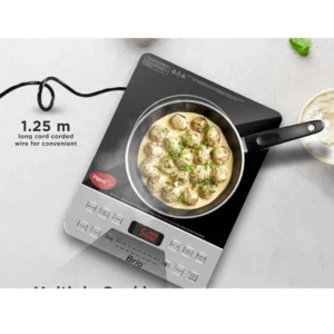 Pigeon Brio Plus Induction Cooktop 2100W | Fast Heating Energy Efficient Electric Induction Stove with Preset Cooking Menus - Image 4
