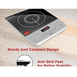 Pigeon Brio Plus Induction Cooktop 2100W | Fast Heating Energy Efficient Electric Induction Stove with Preset Cooking Menus - Image 5