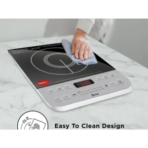 Pigeon Brio Plus Induction Cooktop 2100W | Fast Heating Energy Efficient Electric Induction Stove with Preset Cooking Menus - Image 6