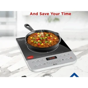 Pigeon Brio Plus Induction Cooktop 2100W | Fast Heating Energy Efficient Electric Induction Stove with Preset Cooking Menus - Image 7
