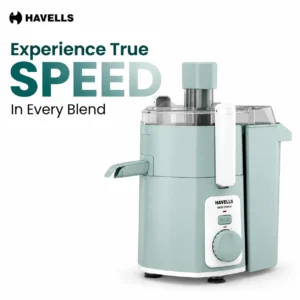 Havells Hexo Punch 900W Juicer Mixer Grinder with 2 Jars, 22000 RPM Motor & SS304 Blades, Double Ball Bearing Motor - Image 6