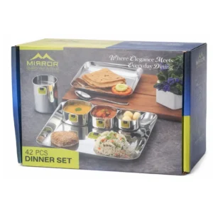 Mirror sq 42pcs dinner set