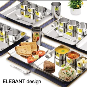 Mirror ss square 42pcs dinner set_1