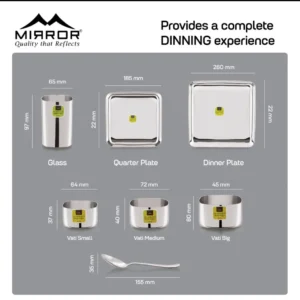 Mirror ss square 42pcs dinner set_2