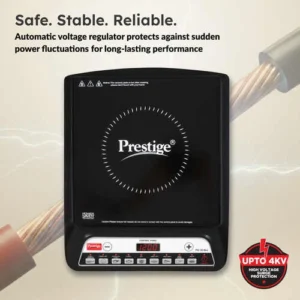 Prestige PIC 20 Neo 1600W Induction Cooktop | Indian Menu Presets, Auto Voltage Regulator & Touch Controls - Image 6