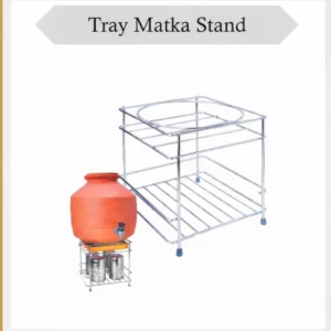 SS Matka stand with tray