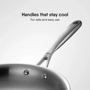 STAHL Triply Artisan Stainless Steel Frypan | Induction Base Fry Pan 20cm, 22cm, 24cm, 26cm - Image 4