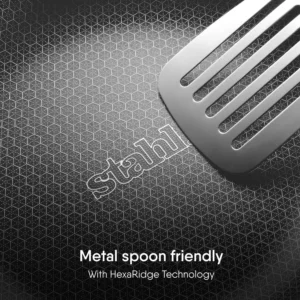 STAHL Triply Artisan Hybrid Frypan 18cm–28cm | Hexaridge Stainless Steel Induction Fry Pan - Image 3