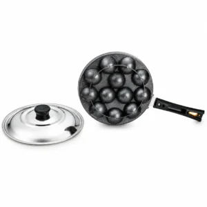 ANJALI Appa Patra Deluxe 12 Cup with Lid | Diamond Dura Non-Stick Appam Maker Paniyaram Pan - Image 7