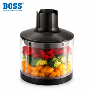 BOSS Quickmix 450W Hand Blender with Chopper, Whisk & 1200ML Steel Tumbler Combo - Image 4