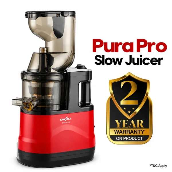 KENSTAR PURA PRO SLOW JUICER_RED_2